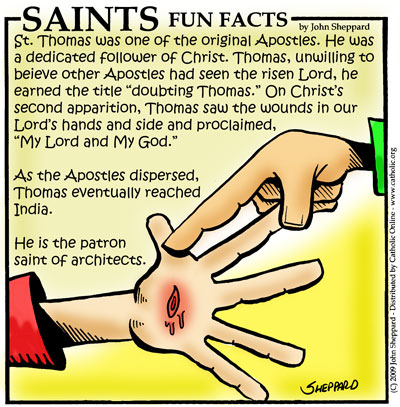 Saints Fun Facts for St. Thomas