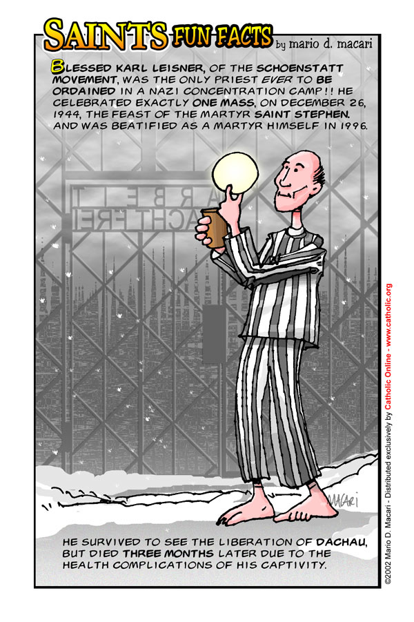 Bl. Karl Leisner Fun Fact Bl. Karl Leisner Fun Fact Image