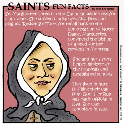 St. Marguerite Bourgeoys Fun Fact St. Marguerite Bourgeoys Fun Fact Image