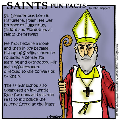 St. Leander of Seville Fun Fact St. Leander of Seville Fun Fact Image