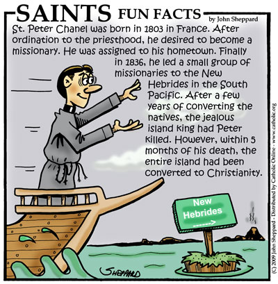 Saints Fun Facts: St. Peter Chanel - Saints & Angels - Catholic Online